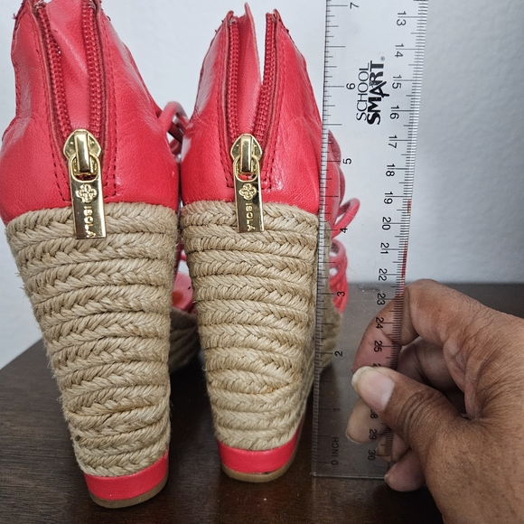 Isola Strappy Wedge Sandals - Size 8.5, - Picture 2 of 5